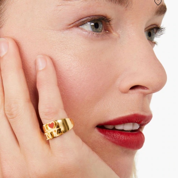 NWT ♠️ Kate Spade I ❤️ NY Ring Sz 6 - Picture 3 of 6